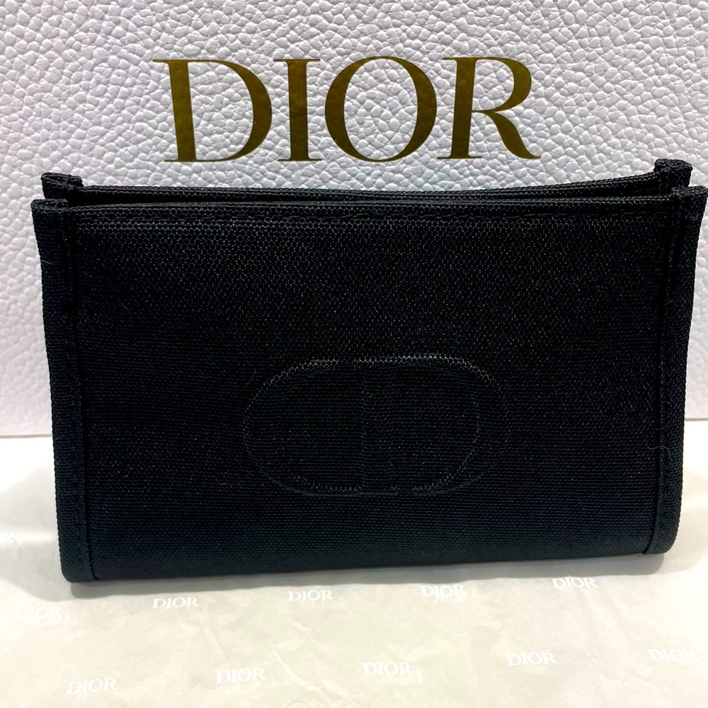 Dior Black Cosmetic Bag